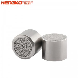 廠家定制0.2-90微米多孔金屬氣體傳感器防爆外殼，隔火焰耐腐蝕316L不銹鋼防爆片