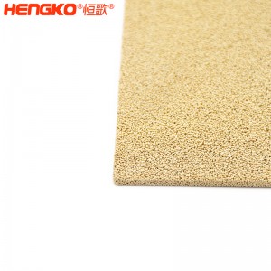 廠家直銷(xiāo) 銅粉末顆粒燒結(jié)透氣板 銅大規(guī)格燒結(jié)過(guò)濾板 按需求定制