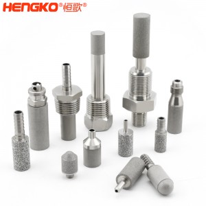 過濾精度不匹配工藝需求?0.1-120um 定制不銹鋼曝氣頭濾芯，精準適配！