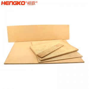 廠家直銷(xiāo) 銅粉末顆粒燒結(jié)透氣板 銅大規(guī)格燒結(jié)過(guò)濾板 按需求定制