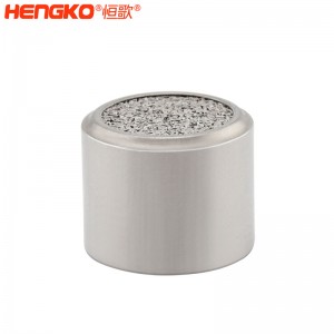 廠家定制0.2-90微米多孔金屬氣體傳感器防爆外殼，隔火焰耐腐蝕316L不銹鋼防爆片
