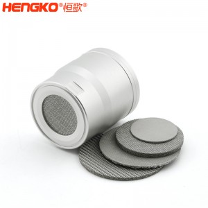 濾芯廠家生產(chǎn)氧氣傳感器不銹鋼燒結(jié)防爆網(wǎng)孔隙均勻，多層網(wǎng)燒結(jié)濾片隔爆元件