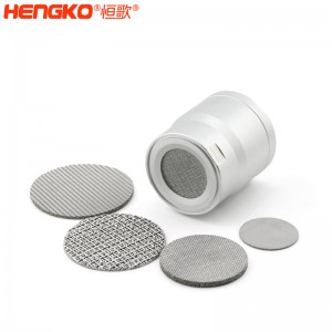 廠家定制氣體傳感器探頭防爆片耐600度高溫隔火焰，用于液化氣處理316不銹鋼阻火網(wǎng)片