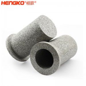 定制0.2-90um粉末燒結(jié)不銹鋼濾筒結(jié)構(gòu)穩(wěn)定抗沖擊，用于化工食品水處理