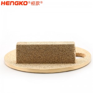 工廠批發(fā)高機(jī)械強(qiáng)度 3-90微米黃銅青銅粉末燒結(jié)過濾器 用于工業(yè)和化工