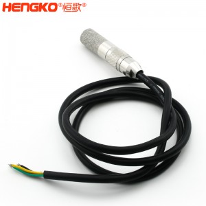 廠家定制RHT20 RHT30遠(yuǎn)程監(jiān)控溫濕度測量傳感器探頭防塵防水高精度博物館可用