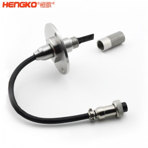 RS485遠程高精度法蘭盤溫濕度傳感器高靈敏，數(shù)字信號濕度傳感器防水探頭