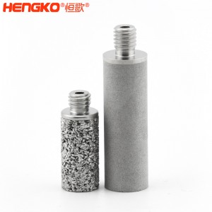 廠家來(lái)圖定制粉末燒結(jié)316L不銹鋼過(guò)濾器濾芯防塵耐腐蝕，用于化工制藥