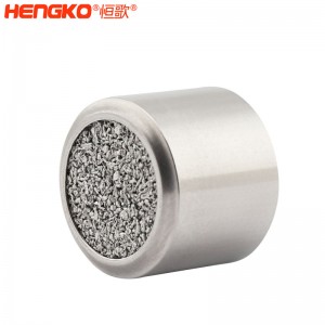 廠家定制0.2-90微米多孔金屬氣體傳感器防爆外殼，隔火焰耐腐蝕316L不銹鋼防爆片