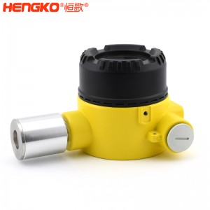 數(shù)顯316L不銹鋼氣體傳感器外殼防水防塵壁掛式工業(yè)氣體傳感器，用于天然氣廠