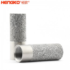 廠商批量燒結(jié)不銹鋼露點(diǎn)傳感器外殼_不銹鋼平頭溫濕度變送器探頭保護(hù)罩