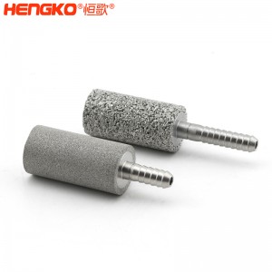 廠家定制316L粉末燒結(jié)不銹鋼過濾器曝氣頭，高強度耐腐蝕水族專用氣泡石