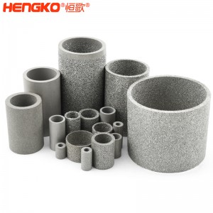 廠家直銷不銹鋼316L粉末微顆粒濾筒，耐高溫防塵不銹鋼金屬燒結(jié)濾筒濾芯