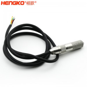 廠家定制RHT20 RHT30遠(yuǎn)程監(jiān)控溫濕度測量傳感器探頭防塵防水高精度博物館可用