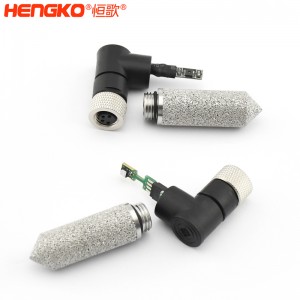 I2C防風雨M10*1.0內(nèi)螺紋不銹鋼燒結多孔溫濕度傳感器外殼過濾器蓋