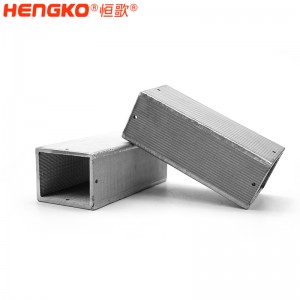 不銹鋼矩形燒結(jié)外殼過(guò)濾器孔隙均勻高效精準(zhǔn)過(guò)濾用于檢測(cè)樣本氣體化學(xué)物質(zhì)