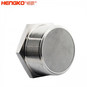 恒歌不銹鋼絲網(wǎng)濾芯燒結(jié)網(wǎng)消聲器消音器耐熱排氣均勻，應(yīng)用于排風(fēng)管消音