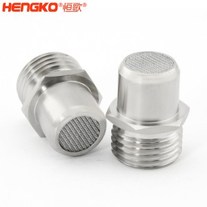 廠家定制有創(chuàng)呼吸機氣源入口醫(yī)療級316L不銹鋼過濾器濾芯防塵透氣耐腐蝕，用于呼吸機