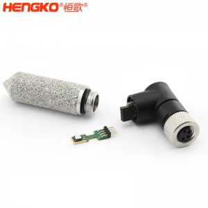 I2C防風雨M10*1.0內(nèi)螺紋不銹鋼燒結多孔溫濕度傳感器外殼過濾器蓋