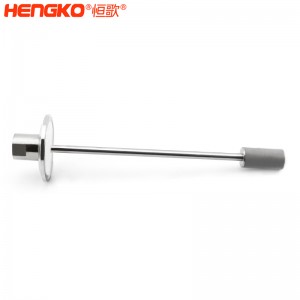 廠家批發(fā)316L不銹鋼長(zhǎng)桿不銹鋼曝氣頭耐腐蝕防塵，用于二氧化碳/氧氣擴(kuò)散