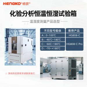 恒溫恒濕試驗箱溫濕度變送器_±0.8%RH超高精準(zhǔn)溫濕度變送器