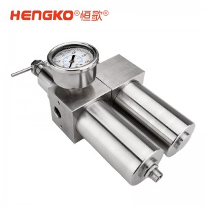 316不銹鋼材質(zhì)半導體氣動油霧分離三聯(lián)件氣源處理器