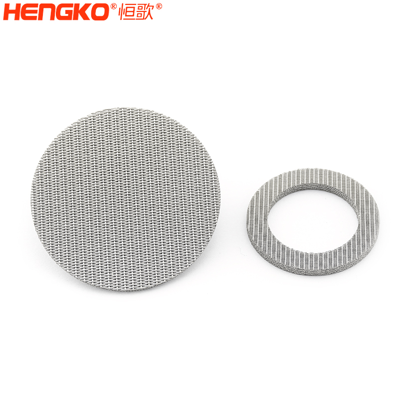 恒歌不銹鋼網(wǎng)濾片_耐高溫化學工業(yè)防爆片孔隙均勻透氣不銹鋼濾芯 Featured Image