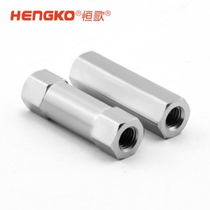 恒歌一體式接頭阻尼液壓過渡接頭體帶節(jié)流小孔阻尼限流閥過濾器