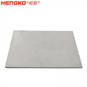 廠家定制微米多孔燒結(jié)316L不銹鋼金屬過(guò)濾板易清洗