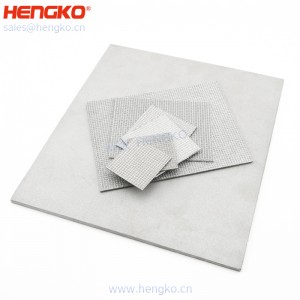 廠家定制316L不銹鋼燒結(jié)絲網(wǎng)濾板濾芯高精度過(guò)濾長(zhǎng)壽命制藥二合一、三合一用