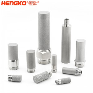 廠家來圖定制粉末燒結(jié)316L不銹鋼過濾器濾芯防塵耐腐蝕，用于化工制藥