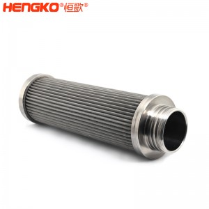 廠家直銷不銹鋼燒結(jié)多層絲網(wǎng)濾芯耐腐蝕易清洗，用于制藥化工