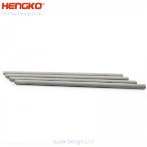 恒歌定制加工微米粉末多孔金屬過濾器元件(氮?dú)鈹U(kuò)散器管)