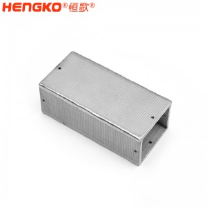 不銹鋼矩形燒結(jié)外殼過(guò)濾器孔隙均勻高效精準(zhǔn)過(guò)濾用于檢測(cè)樣本氣體化學(xué)物質(zhì)