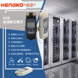 恒歌機(jī)房溫濕度監(jiān)控方案便攜式溫濕度記錄儀，服務(wù)器機(jī)房溫濕度監(jiān)控系統(tǒng)物聯(lián)網(wǎng)方案