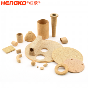 濾芯廠家定制微孔銅燒結(jié)粉末濾管排氣柔性耐高溫耐腐蝕3-90微米，制藥工業(yè)可用